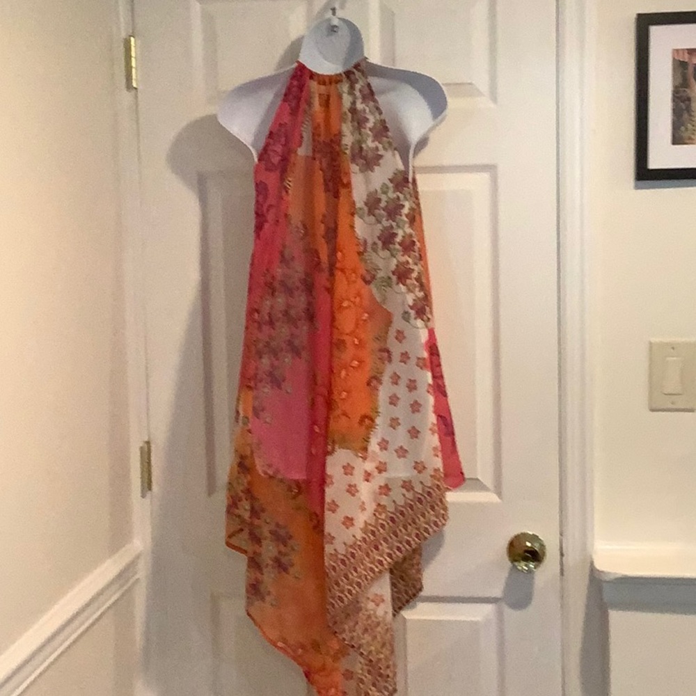 Echo Sheer Multi Colored Cover Up One Size - image 5